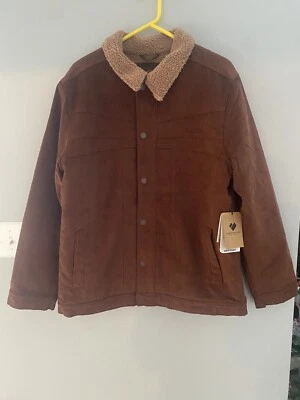 Obermeyer Condor Corduroy Sherpa-lined Jacket Men’s Large Brown NWT New Snap - Image 1 of 4