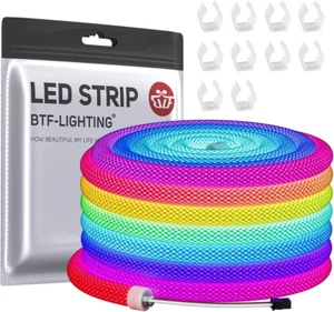 16.4FT WS2811 WS2812B IC RGB 360 Degree round Reticulate Pattern Chasing Color N - Picture 1 of 22