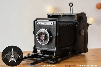 🔥 Graflex Speed Graphic + Raptar 135mm F/4.7 🔥 ***para peças*** - Imagem 1 de 4