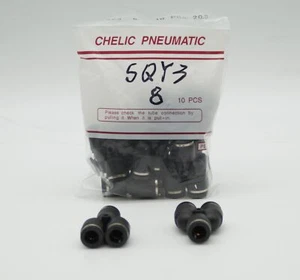CHELIC SQY3 8 Ø8 Push to connect Union Y Fitting (10 PCS PER BAG) - Picture 1 of 5