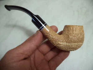 PIPA PIPE PFEIFE NERONE BY MOLINA ITALY ULIVO OLIVO  NUOVA RUSTICATA   TOP 34 - Picture 1 of 1