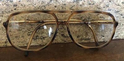 Vintage Safilo Elasta Italy 1561 145 62F Tortoise Fade Eyeglasses Frame - Image 1 of 4