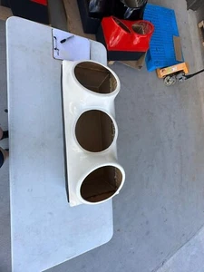 SCRATCHED/DENTED Triple 10 fiberglass subwoofer speakerbox carpeted MDF 310-1109 - Picture 1 of 17