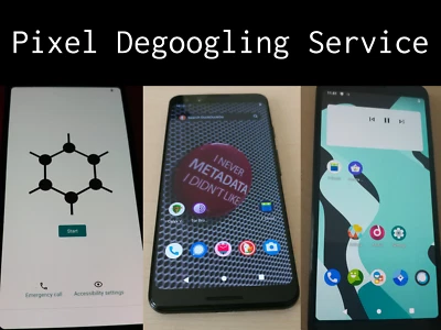 Mail-In Degoogling Service GrapheneOS CalyxOS Degoogled De-Googled Pixel Phone - Image 1 of 2