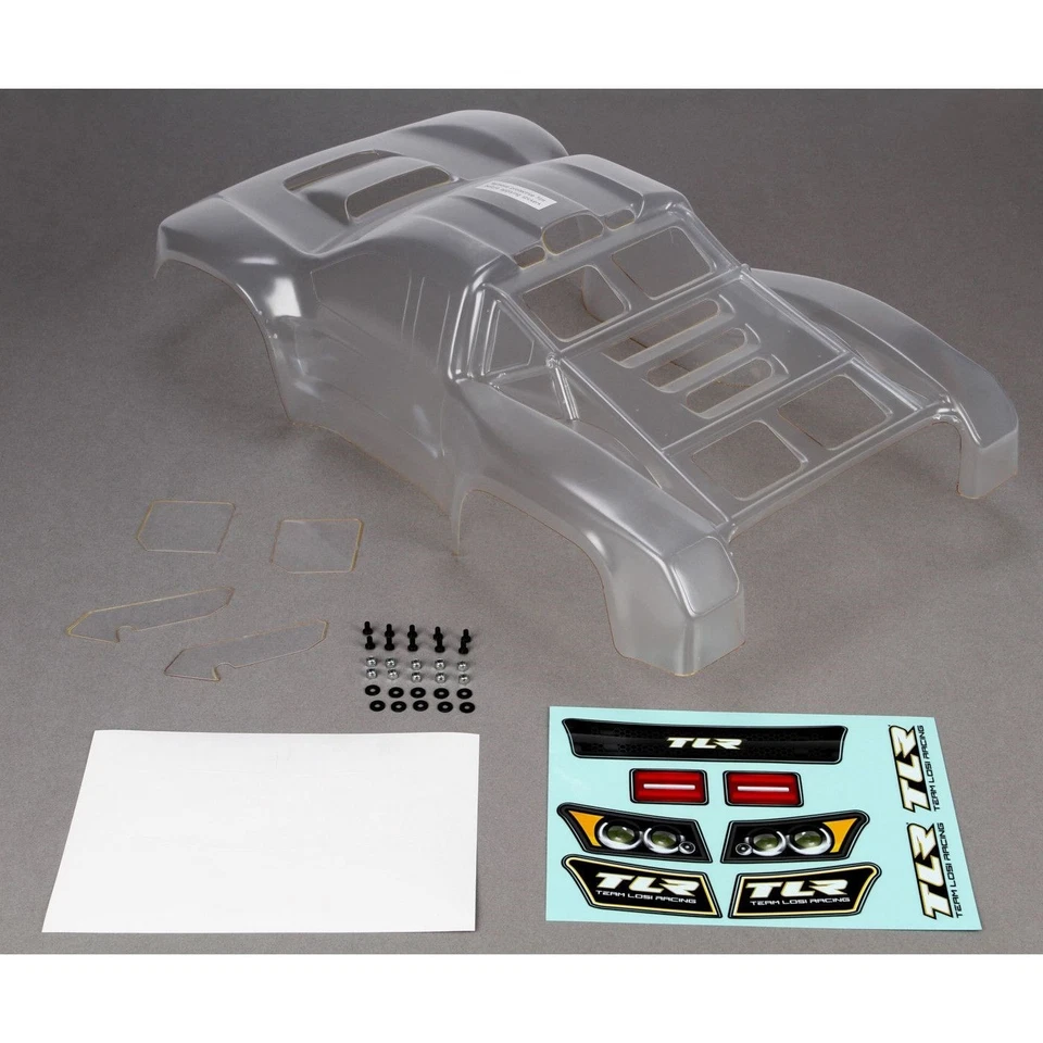 Team Losi Racing Hi Performance Body, Clear, Precut: 22SCT-2.0-SCTE - TLR8061 - Image 1 of 1