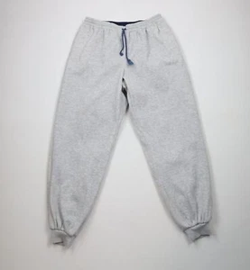 Vintage 90s Streetwear Mens Large Blank Reversible Cuffed Joggers Jogginghose - Bild 1 von 21
