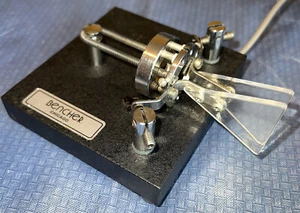 Bencher BY-1 Iambic Paddle Key for Ham Radio Morse Code CW Nice 30 Day Returns - Zdjęcie 1 z 12