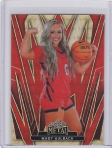 2024 Leaf Metal Women of Sport Gold Super Prismatic 1/1 PROOF Mady Aulbach - Picture 1 of 2