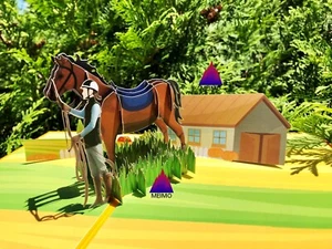 3D Pop Up Greeting Card Horse Horseback Riding Rider Equestrianism Birthday Gift - Picture 1 of 9