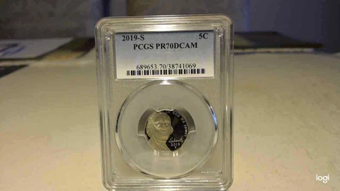2019-S Jefferson Nickel PR70DCAM PCGS Proof 70 Deep Cameo Cover