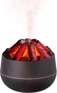 Volcano Camp Fire Luftbefeuchter Flamme Ätherisches Öl Diffusor: Auto-Off Aromathe - Bild 1 von 7