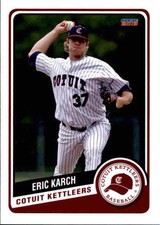 2013 Cotuit Kettleers Choice #18 Eric Karch Fresno California CA Baseball Card