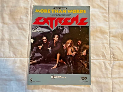 Partituras Extreme More Than Words guitarra tab transcripciones vocales Foto 1 de 4