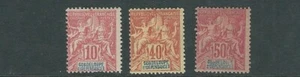 GUADELOUPE 1892-1901 Navegación Y Comercio (Sc 33 30 41) F MHR - Imagen 1 de 1