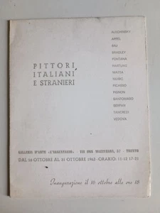 pittori italiani e stranieri galleria d arte l argentario 1963 .Silvio Branzi - Foto 1 di 2