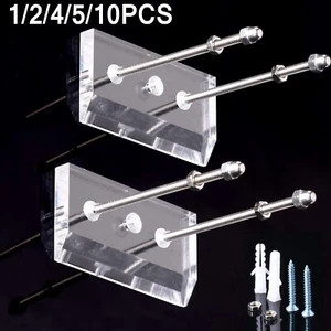 1-10 Skateboard Deck Wall Mount Bracket Display Rack Hanger Holder Storage Tool - Picture 1 of 17