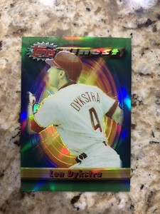 1994 Topps Finest - Refractor #237 Lenny Dykstra