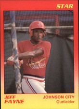 1989 Johnson City Cardinals Star #13 Jeff Fayne