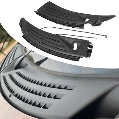 For 09-14 Ford F150 Windshield Wiper Cowl Panel Grille Set w/ Seals Right & Left - Image 1 of 4