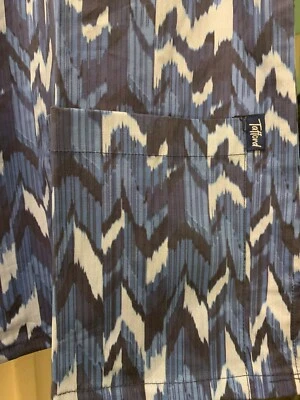 TAFFORD STRETCH SCRUB TOP SIZE XS, "NAVY DOES IT" NWT NURSE MEDICAL  - Image 1 of 4