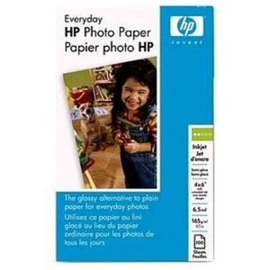 Papel fotográfico brillante diario HP Q5440A-100 SHT/4 x 6 in más pestaña - Imagen 1 de 1