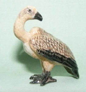 Figura de pájaro de porcelana miniatura Klima cabeza de buitre girada K623 - Imagen 1 de 1
