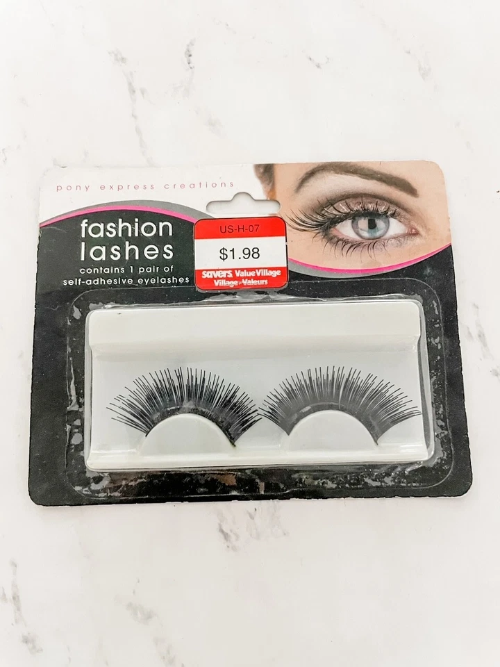 Pestañas de moda autoadhesivas Pony Express Creations negras NUEVAS Foto 1 de 1