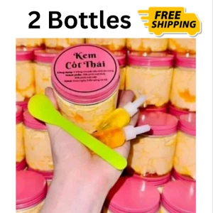 2 Flaschen KEM COT THAI 250g - Kem Body Cốt Thái Rỉ Dầu Vàng Nắp Hồng - Bild 1 von 4