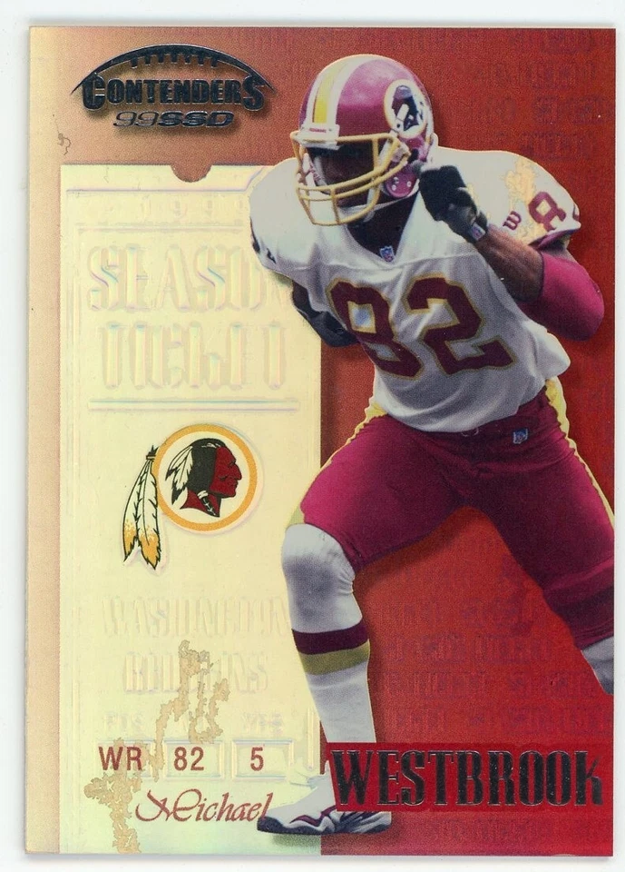 1999 Playoff Contenders SSD Michael Westbrook #34 - Image 1 of 2