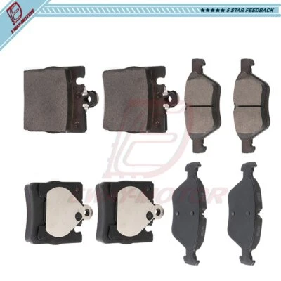 Pastillas de freno delanteras y traseras de cerámica para Mercedes-Benz CLK320 CLK430 E320 E430 Foto 1 de 4