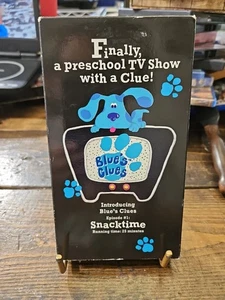 Blues Clues Episode 1 Snacktime VHS Rare 1996 Viacom Collectors Nick Jr - Picture 1 of 6