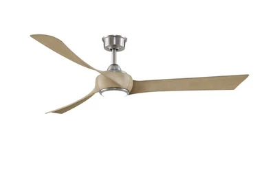 Fanimation Wrap Custom Indoor Ceiling Fan in Brushed Nickel- MOTOR ONLY - Image 1 of 4