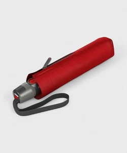Knirps T200 Regenschirm duomatic, medium, kippsicher, rot red 32011500 - Bild 1 von 10