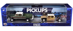 M2 MACHINES ‘73 CHEVY CHEYENNE SUPER 30 DUALLY BEDLESS & ‘75 SILVERADO 30 4X4 - Picture 1 of 3