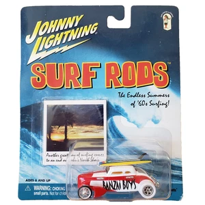 Johnny Lightning Speed Coupe Banzai Boys Surf Rods Diecast 1:64 White Lightning - Picture 1 of 10