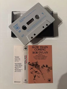 BOB DYLAN - SLOW TRAIN COMING (UK CASSETTE TAPE) - Picture 1 of 5