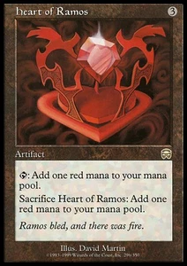 MTG HEART OF RAMOS ITALIAN EXC - CUORE DI RAMOS - MM - MAGIC - Picture 1 of 1