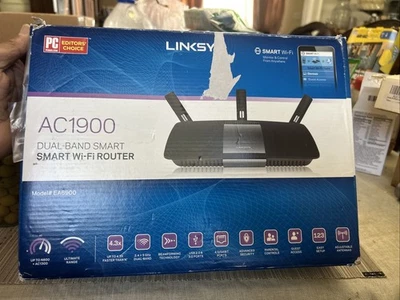 Linksys EA6900 AC1900 1900 Mbps 5 Port Wireless Router Tested Working - Image 1 of 4