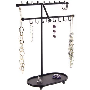 Tall Necklace Holder Organizer Rack Hanging Jewelry Display Tree Stand, Sharisa - Picture 1 of 13