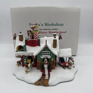 Disney Winter Wonderland Santa’s Workshop Danbury neuwertig beleuchtete Hausbox - Bild 1 von 9