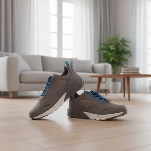 Kangaroos Sneakers "KX-Raptor Low" in Grau/ Blau Schnellverschluss EU36- 1100090 - Bild 1 von 5