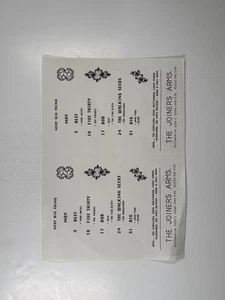 Next Big Thing The Joiners Arms Flyer The Walking Seeds Bob Five Thirty 1990s - Picture 1 of 12