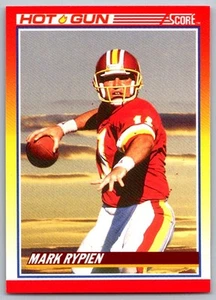 1990 Score Mark Rypien Washington Redskins #313 - Picture 1 of 2