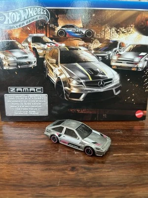 NOVO Hot Wheels Silver Series ZAMAC TOYOTA AE86 Sprinter Trueno Loose  - Imagem 1 de 4