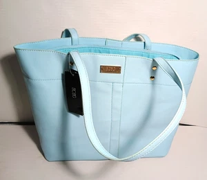 BCBG Paris strukturierte Tragetasche babyblau neu UVP 168 $ - Bild 1 von 10