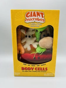 MICROBIOS GIGANTES--CAJA DE REGALO TEMÁTICA MINIS CÉLULAS CORPORALES-Bueso Grasa Cabello Músculo Nervio - Imagen 1 de 8