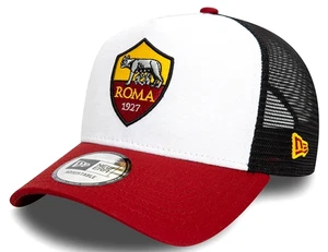 AS Roma New Era "1927" Trucker Club Crest Herren Snapback Mütze offiziell lizenziert - Bild 1 von 5