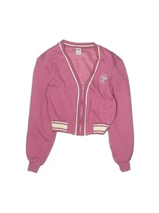 Pink Girls Pink Cardigan XS Youth - Picture 1 of 2