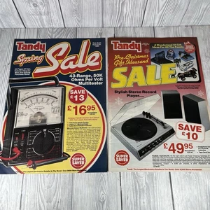 Vintage Tandy Sales Catalogues 1985 Spring Xmas PROP Bundle Rare Radio Shack - Bild 1 von 9