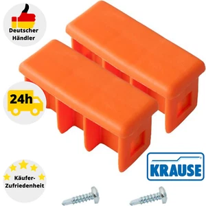 Kopfstopfen 64 x 25 mm orange 2 Stück Krause 211200 für MONTO Sprossenleitern - Bild 1 von 6